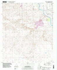 Arroyo Cuervo New Mexico Historical topographic map, 1:24000 scale, 7.5 X 7.5 Minute, Year 1996