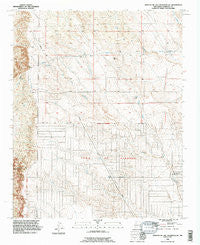 Arroyo De Las Calabacillas New Mexico Historical topographic map, 1:24000 scale, 7.5 X 7.5 Minute, Year 1990
