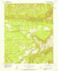 Arroyo Del Agua New Mexico Historical topographic map, 1:24000 scale, 7.5 X 7.5 Minute, Year 1953