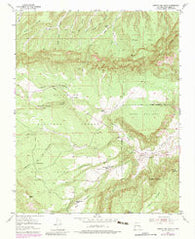 Arroyo Del Agua New Mexico Historical topographic map, 1:24000 scale, 7.5 X 7.5 Minute, Year 1953