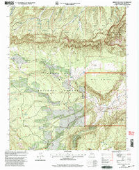 Arroyo Del Agua New Mexico Historical topographic map, 1:24000 scale, 7.5 X 7.5 Minute, Year 2002