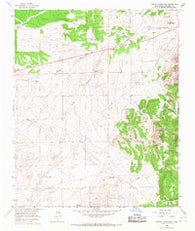 Arroyo Landavaso New Mexico Historical topographic map, 1:24000 scale, 7.5 X 7.5 Minute, Year 1963