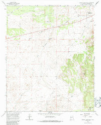 Arroyo Landavaso New Mexico Historical topographic map, 1:24000 scale, 7.5 X 7.5 Minute, Year 1963