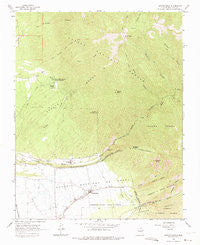Arroyo Seco New Mexico Historical topographic map, 1:24000 scale, 7.5 X 7.5 Minute, Year 1963