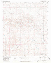 Arroyo Serrano East New Mexico Historical topographic map, 1:24000 scale, 7.5 X 7.5 Minute, Year 1981