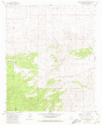 Arroyo Serrano West New Mexico Historical topographic map, 1:24000 scale, 7.5 X 7.5 Minute, Year 1981
