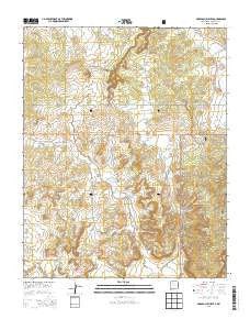 Arroyo Chijuillita New Mexico Current topographic map, 1:24000 scale, 7.5 X 7.5 Minute, Year 2013