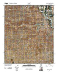 Arroyo Cuervo New Mexico Historical topographic map, 1:24000 scale, 7.5 X 7.5 Minute, Year 2010