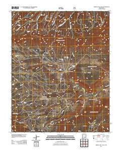 Arroyo Del Agua New Mexico Historical topographic map, 1:24000 scale, 7.5 X 7.5 Minute, Year 2011