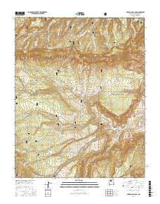 Arroyo Del Agua New Mexico Current topographic map, 1:24000 scale, 7.5 X 7.5 Minute, Year 2017
