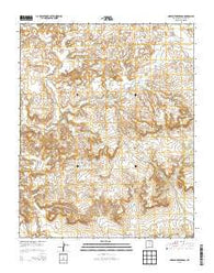 Arroyo Empedrado New Mexico Current topographic map, 1:24000 scale, 7.5 X 7.5 Minute, Year 2013