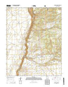 Arroyo Hondo New Mexico Current topographic map, 1:24000 scale, 7.5 X 7.5 Minute, Year 2013