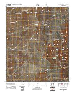 Arroyo Landavaso New Mexico Historical topographic map, 1:24000 scale, 7.5 X 7.5 Minute, Year 2011