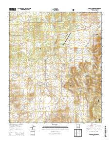 Arroyo Landavaso New Mexico Historical topographic map, 1:24000 scale, 7.5 X 7.5 Minute, Year 2013