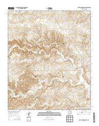 Arroyo Serrano East New Mexico Current topographic map, 1:24000 scale, 7.5 X 7.5 Minute, Year 2013