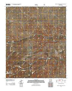 Arroyo Serrano West New Mexico Historical topographic map, 1:24000 scale, 7.5 X 7.5 Minute, Year 2011