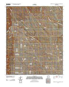 Arroyo de las Calabacillas New Mexico Historical topographic map, 1:24000 scale, 7.5 X 7.5 Minute, Year 2010