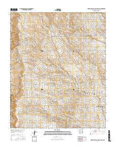 Arroyo de las Calabacillas New Mexico Current topographic map, 1:24000 scale, 7.5 X 7.5 Minute, Year 2017