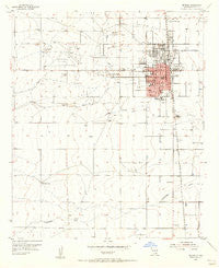 Artesia New Mexico Historical topographic map, 1:24000 scale, 7.5 X 7.5 Minute, Year 1955