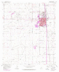 Artesia New Mexico Historical topographic map, 1:24000 scale, 7.5 X 7.5 Minute, Year 1955