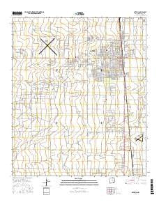 Artesia New Mexico Current topographic map, 1:24000 scale, 7.5 X 7.5 Minute, Year 2017
