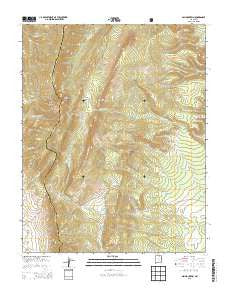 Ash Mountain New Mexico Current topographic map, 1:24000 scale, 7.5 X 7.5 Minute, Year 2013
