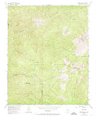 Aspen Basin New Mexico Historical topographic map, 1:24000 scale, 7.5 X 7.5 Minute, Year 1953