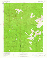 Aspen Basin New Mexico Historical topographic map, 1:24000 scale, 7.5 X 7.5 Minute, Year 1953