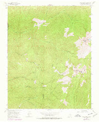 Aspen Basin New Mexico Historical topographic map, 1:24000 scale, 7.5 X 7.5 Minute, Year 1953