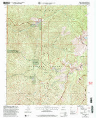 Aspen Basin New Mexico Historical topographic map, 1:24000 scale, 7.5 X 7.5 Minute, Year 2002
