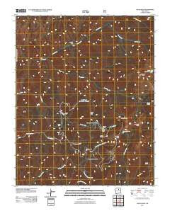 Aspen Basin New Mexico Historical topographic map, 1:24000 scale, 7.5 X 7.5 Minute, Year 2011