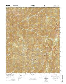 Aspen Basin New Mexico Historical topographic map, 1:24000 scale, 7.5 X 7.5 Minute, Year 2013
