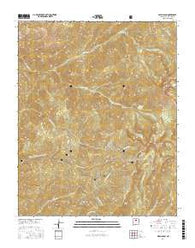 Aspen Basin New Mexico Current topographic map, 1:24000 scale, 7.5 X 7.5 Minute, Year 2017