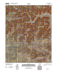 Atencio New Mexico Historical topographic map, 1:24000 scale, 7.5 X 7.5 Minute, Year 2010