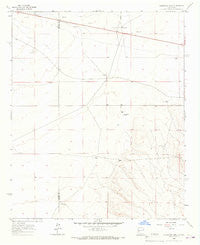 Augustine Well New Mexico Historical topographic map, 1:24000 scale, 7.5 X 7.5 Minute, Year 1965