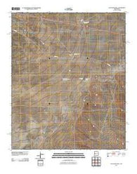Augustine Well New Mexico Historical topographic map, 1:24000 scale, 7.5 X 7.5 Minute, Year 2010