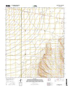 Augustine Well New Mexico Current topographic map, 1:24000 scale, 7.5 X 7.5 Minute, Year 2017