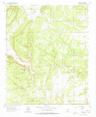 Aurora New Mexico Historical topographic map, 1:24000 scale, 7.5 X 7.5 Minute, Year 1963