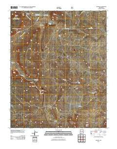 Aurora New Mexico Historical topographic map, 1:24000 scale, 7.5 X 7.5 Minute, Year 2011