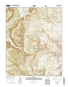 Aurora New Mexico Historical topographic map, 1:24000 scale, 7.5 X 7.5 Minute, Year 2013