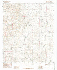 Azotea Peak New Mexico Historical topographic map, 1:24000 scale, 7.5 X 7.5 Minute, Year 1985
