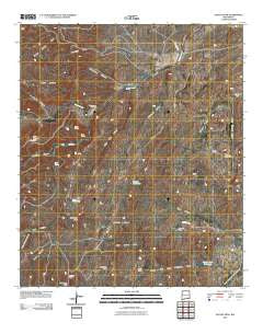 Azotea Peak New Mexico Historical topographic map, 1:24000 scale, 7.5 X 7.5 Minute, Year 2010