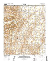 Azotea Peak New Mexico Current topographic map, 1:24000 scale, 7.5 X 7.5 Minute, Year 2017