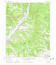 Aztec New Mexico Historical topographic map, 1:62500 scale, 15 X 15 Minute, Year 1959