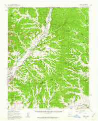 Aztec New Mexico Historical topographic map, 1:62500 scale, 15 X 15 Minute, Year 1959