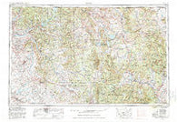 Aztec New Mexico Historical topographic map, 1:250000 scale, 1 X 2 Degree, Year 1954
