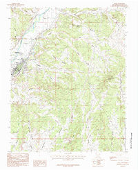Aztec New Mexico Historical topographic map, 1:24000 scale, 7.5 X 7.5 Minute, Year 1985