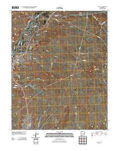 Aztec New Mexico Historical topographic map, 1:24000 scale, 7.5 X 7.5 Minute, Year 2010