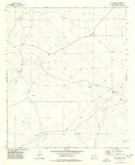 B T Ranch New Mexico Historical topographic map, 1:24000 scale, 7.5 X 7.5 Minute, Year 1975