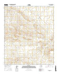 B T Ranch New Mexico Current topographic map, 1:24000 scale, 7.5 X 7.5 Minute, Year 2017